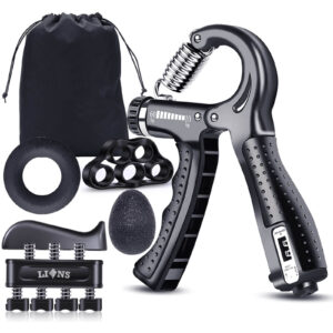 Hand grip strengthener 5 pack kit