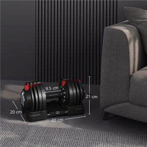 12.5 kg adjustable dumbbell sizes