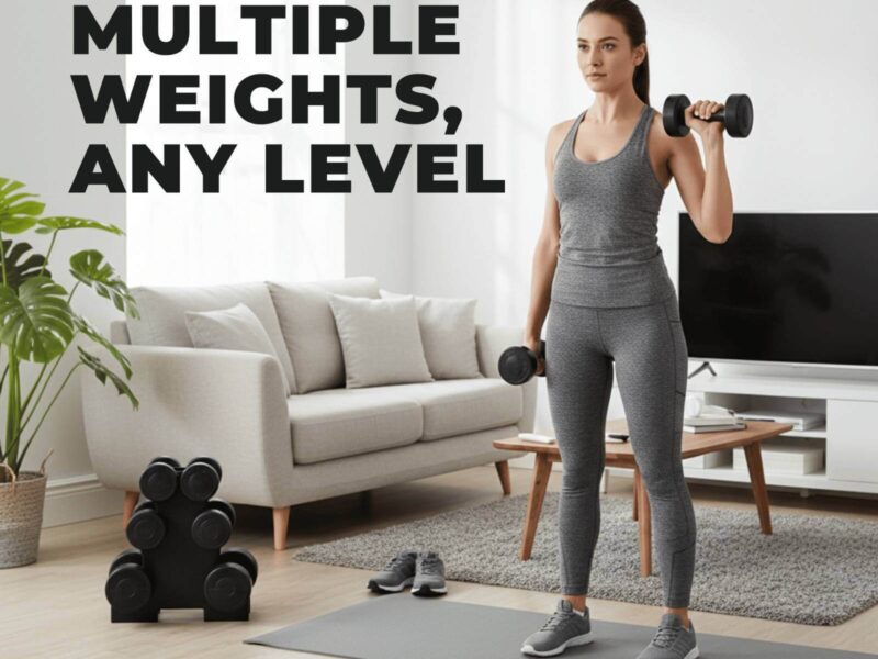 I’m a personal trainer and this compact dumbbell set is the best addition to my home gym